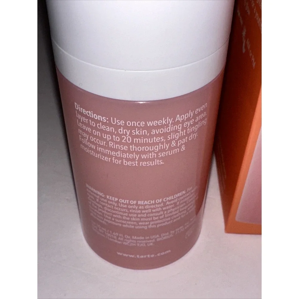 Awake by Tarte Brightening in a Bottle Facial Mask 25%‎ AHA 2% BHA 50ml 1.69oz